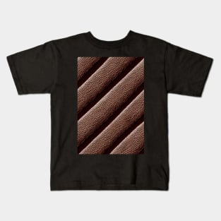 Imitation leather, natural and ecological leather print #3 Kids T-Shirt